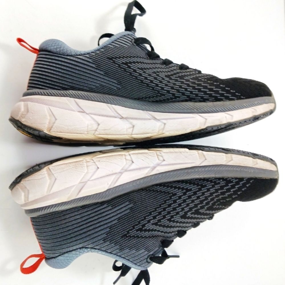 FitVille Ergonomic Wide Fit Walking Sneaker Shoe Mens 8.5W. Grey/Black Stability - Picture 7 of 14